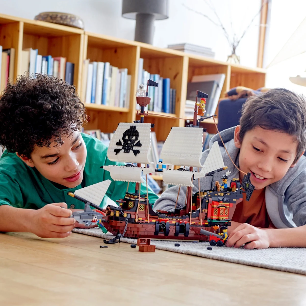 LEGO Creator 3-in-1 Pirate Ship Building Toy Set (1260-Pieces) - Image 9