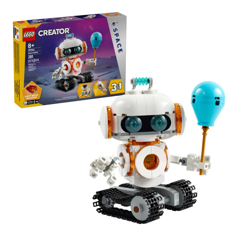 LEGO Creator 3-in-1 Space Robot Building Toy Set (281-Pieces) - Image 8