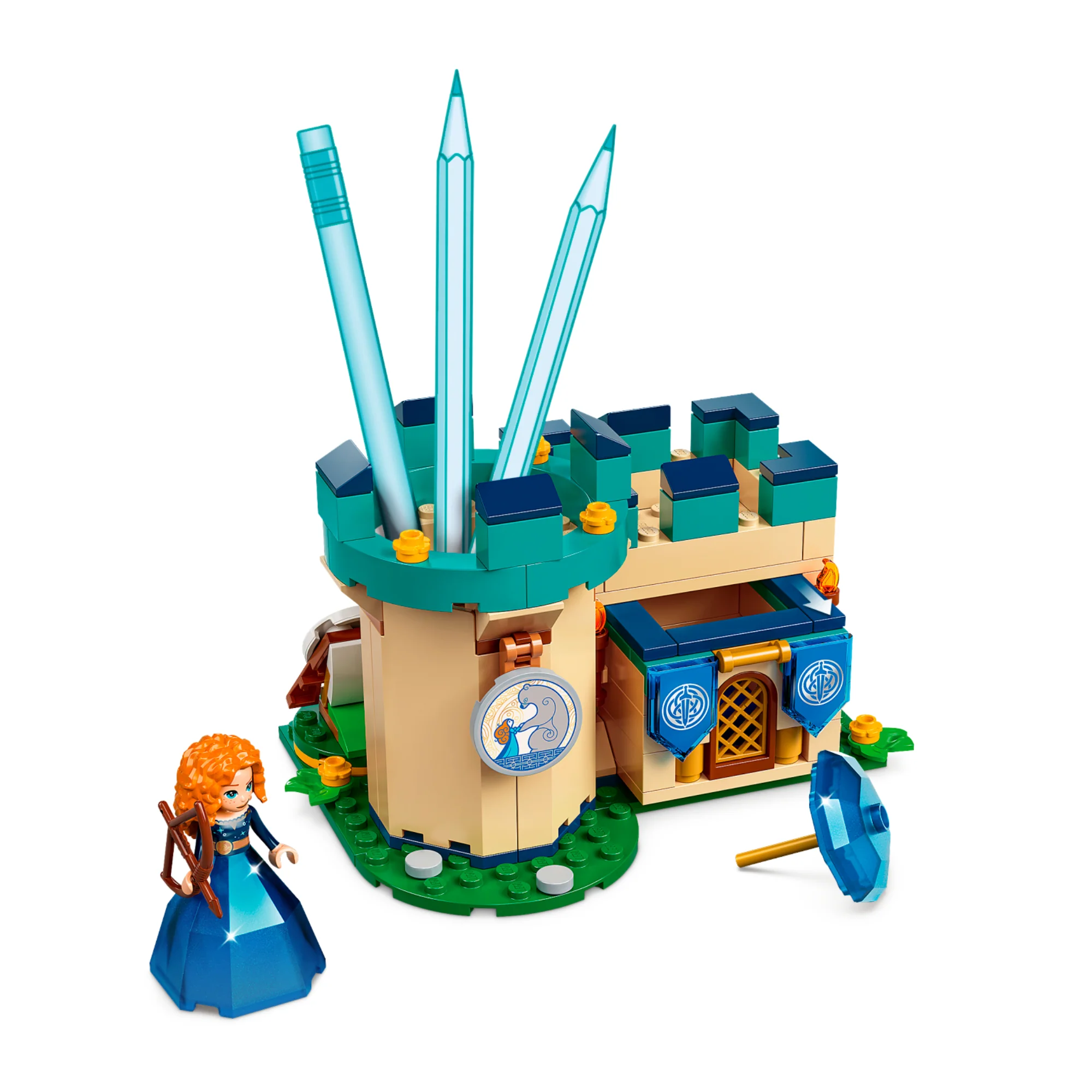 LEGO Disney Aurora, Merida and Tiana's Enchanted Creations Building Toy Set (558-Pieces) - Image 5