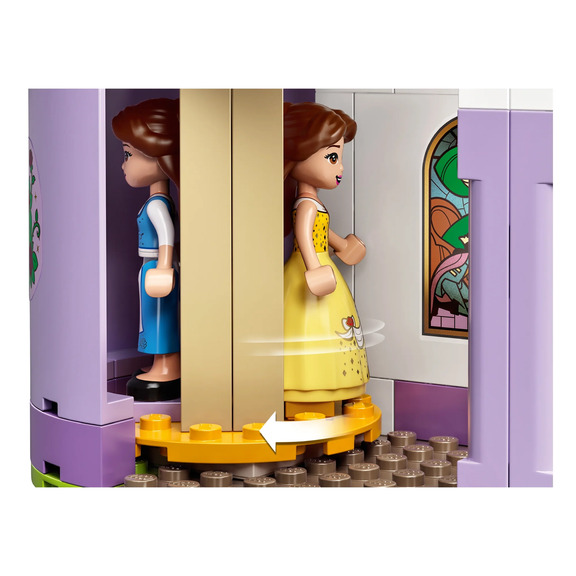 LEGO Disney Belle and the Beast's Castle Building Toy Set (505-Pieces) - Image 6