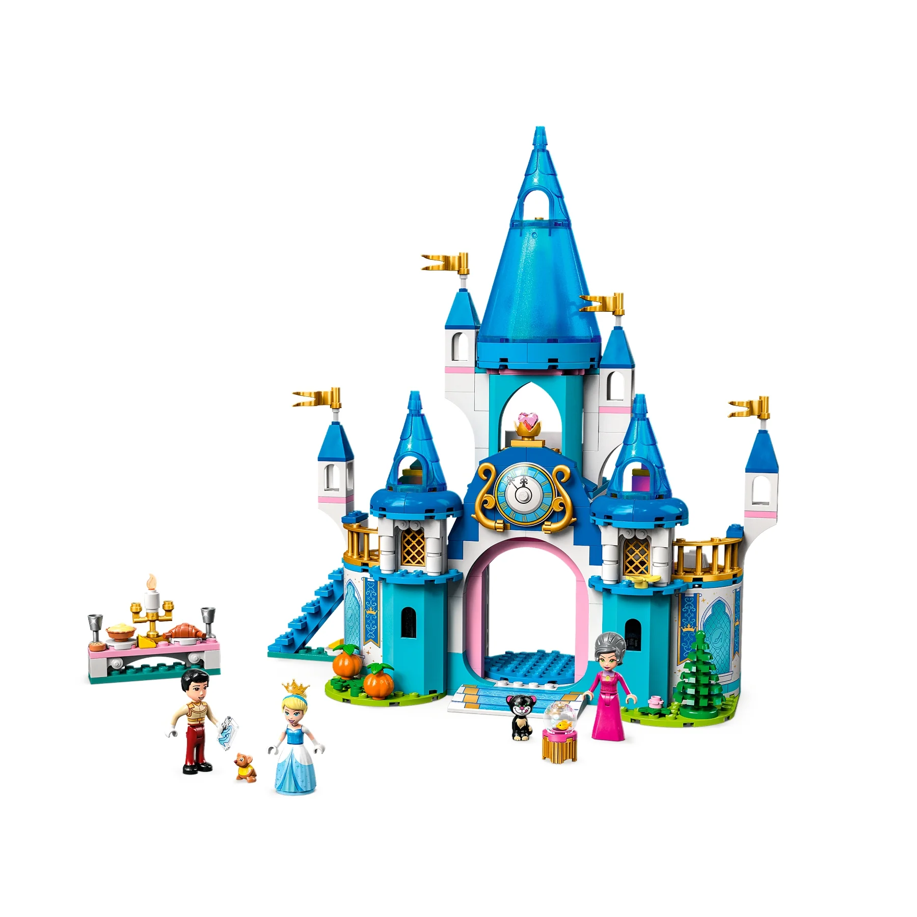 LEGO Disney Cinderella & Prince Charming's Castle Building Toy Set (365-Pieces) - Image 2