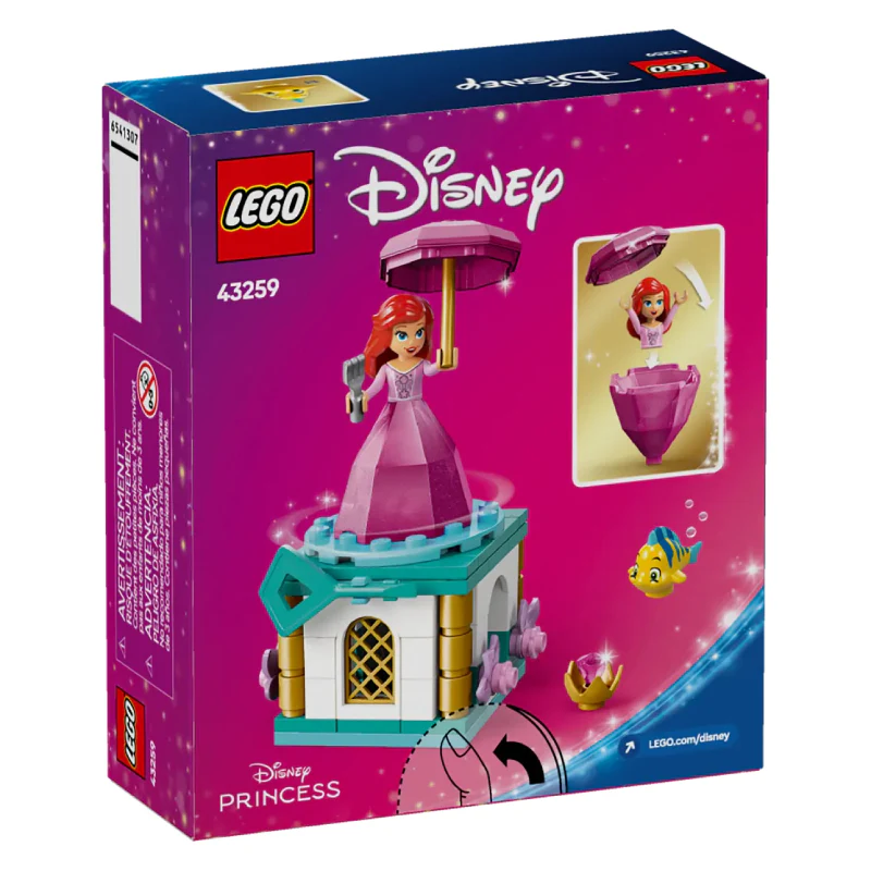 LEGO Disney Princess Twirling Ariel Building Toy Set (93-Piece) - Image 5