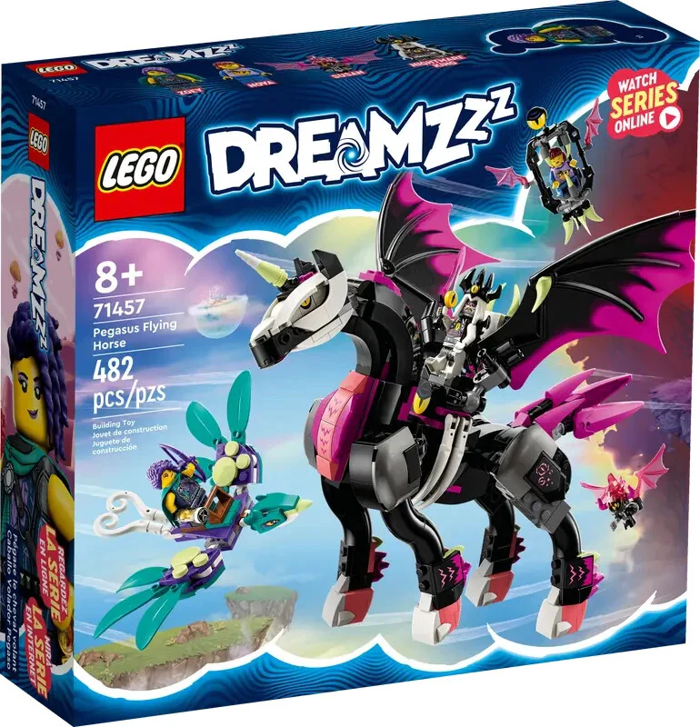 LEGO DREAMZzz Pegasus Flying Horse Building Toy Set (482-Pieces) - Image 4
