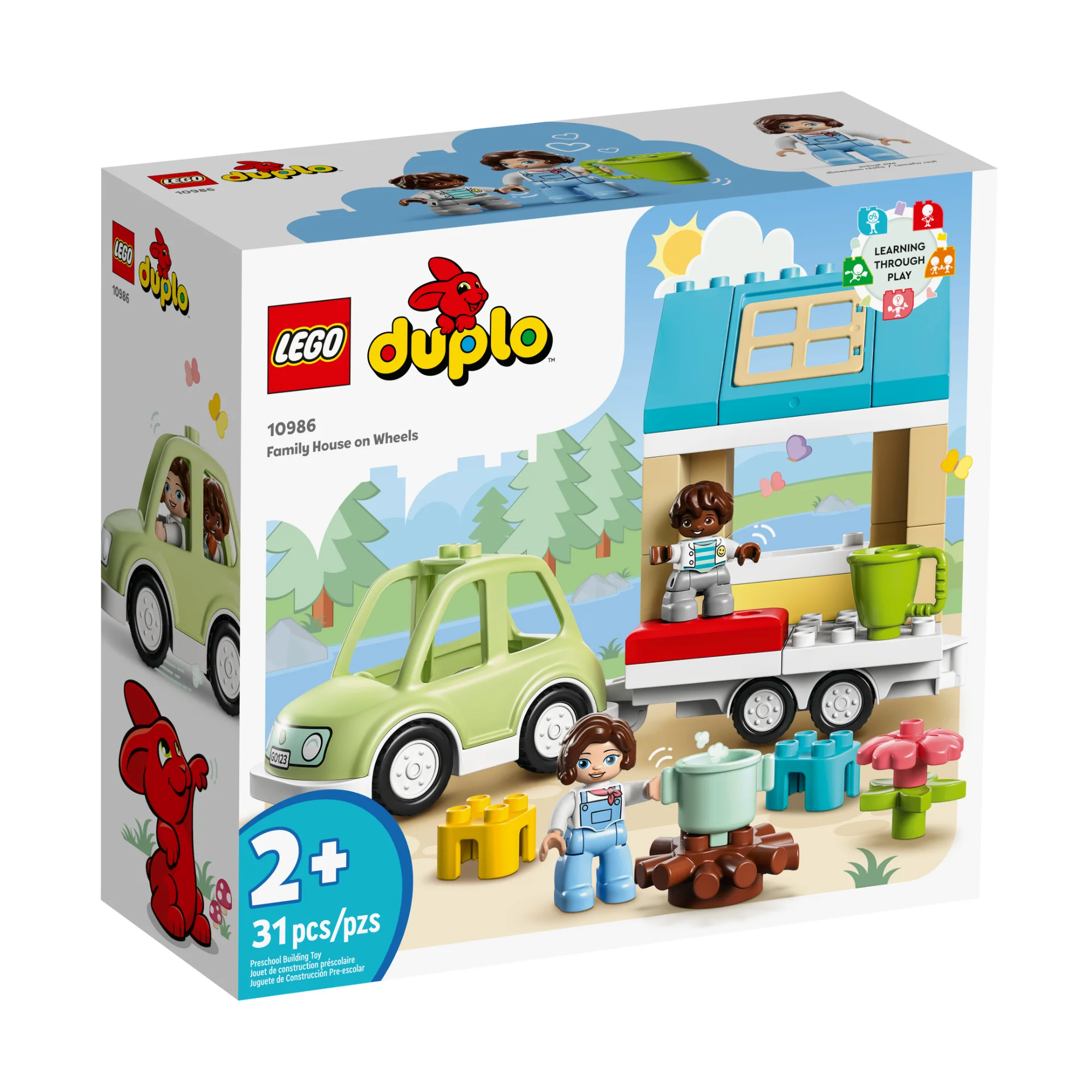 LEGO Duplo Family House on Wheels Building Toy Set (31-Pieces) - Image 6