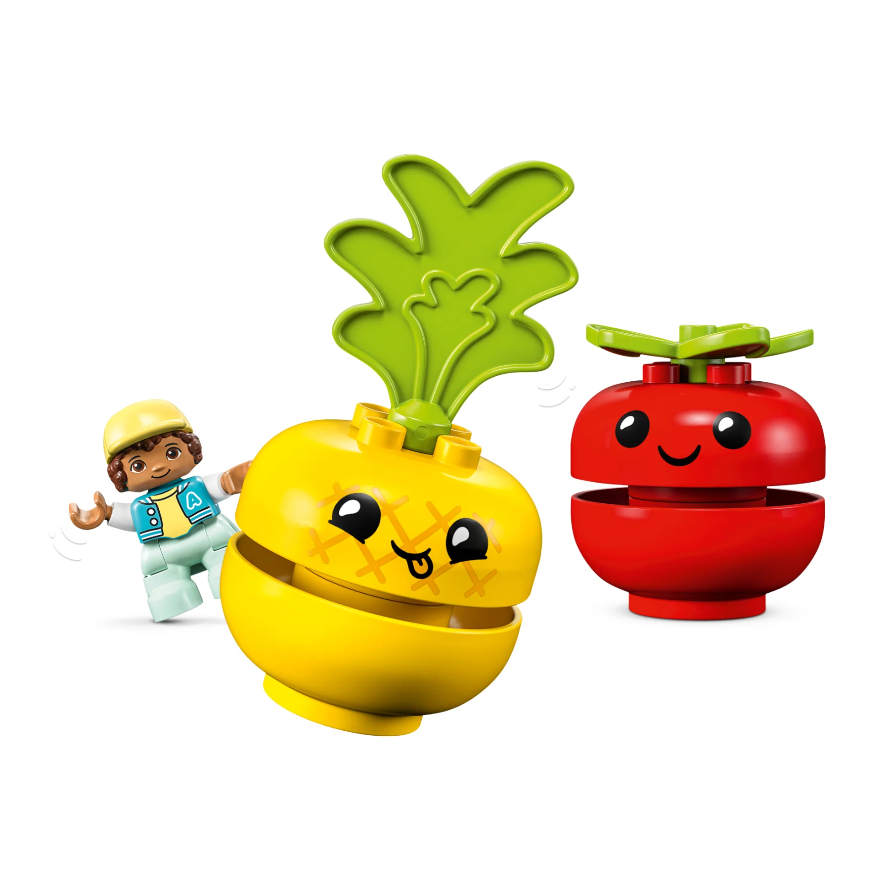 LEGO DUPLO Fruit and Vegetable Tractor Building Toy Set (19-Pieces) - Image 3