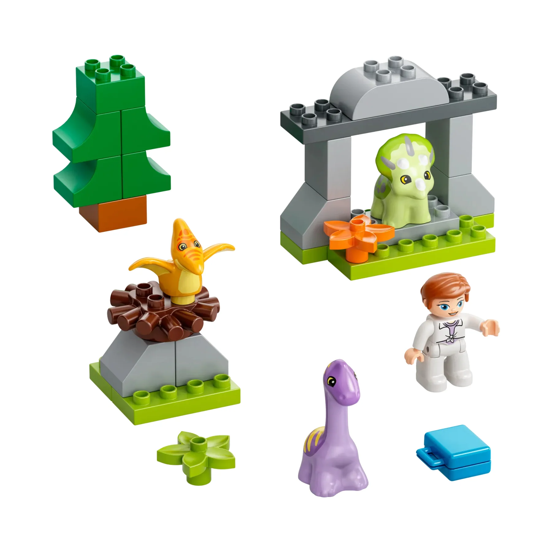 LEGO Duplo Jurassic World Dinosaur Nursery Building Toy Set (27-Pieces) - Image 3