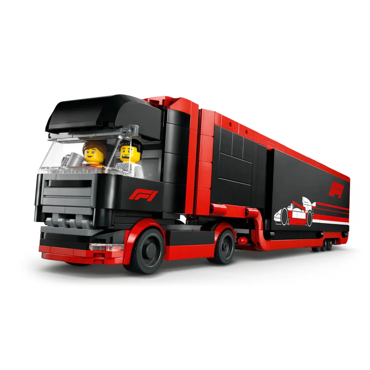 LEGO F1 Truck with RB20 and AMR24 Cars Building Toy Set (1086-Pieces) - Image 4