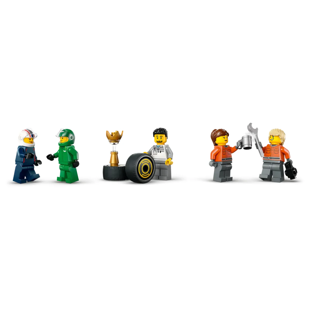 LEGO F1 Truck with RB20 and AMR24 Cars Building Toy Set (1086-Pieces) - Image 5
