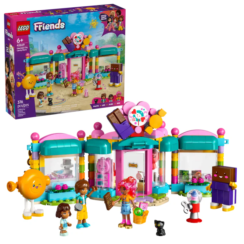LEGO Friends Heartlake City Candy Store Building Toy Set (376-Piece) - Image 6
