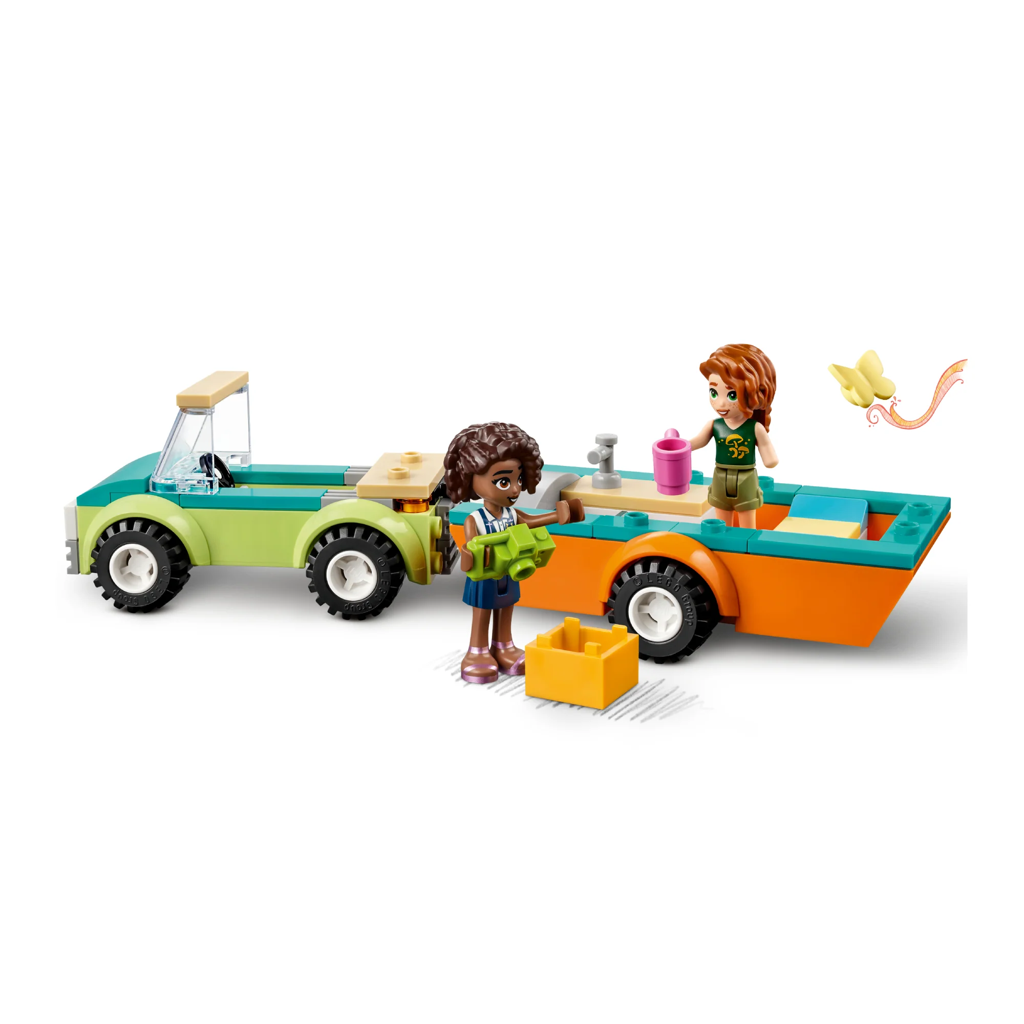 LEGO Friends Holiday Camping Trip Building Toy Set (87-Pieces) - Image 3