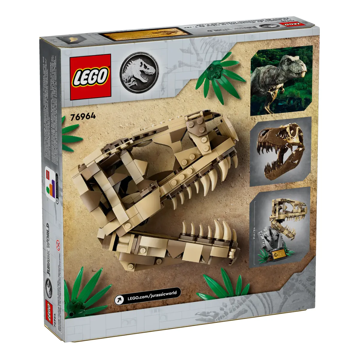 LEGO Jurassic World Dinosaur Fossils T. Rex Skull Building Toy (577-Pieces) - Image 5