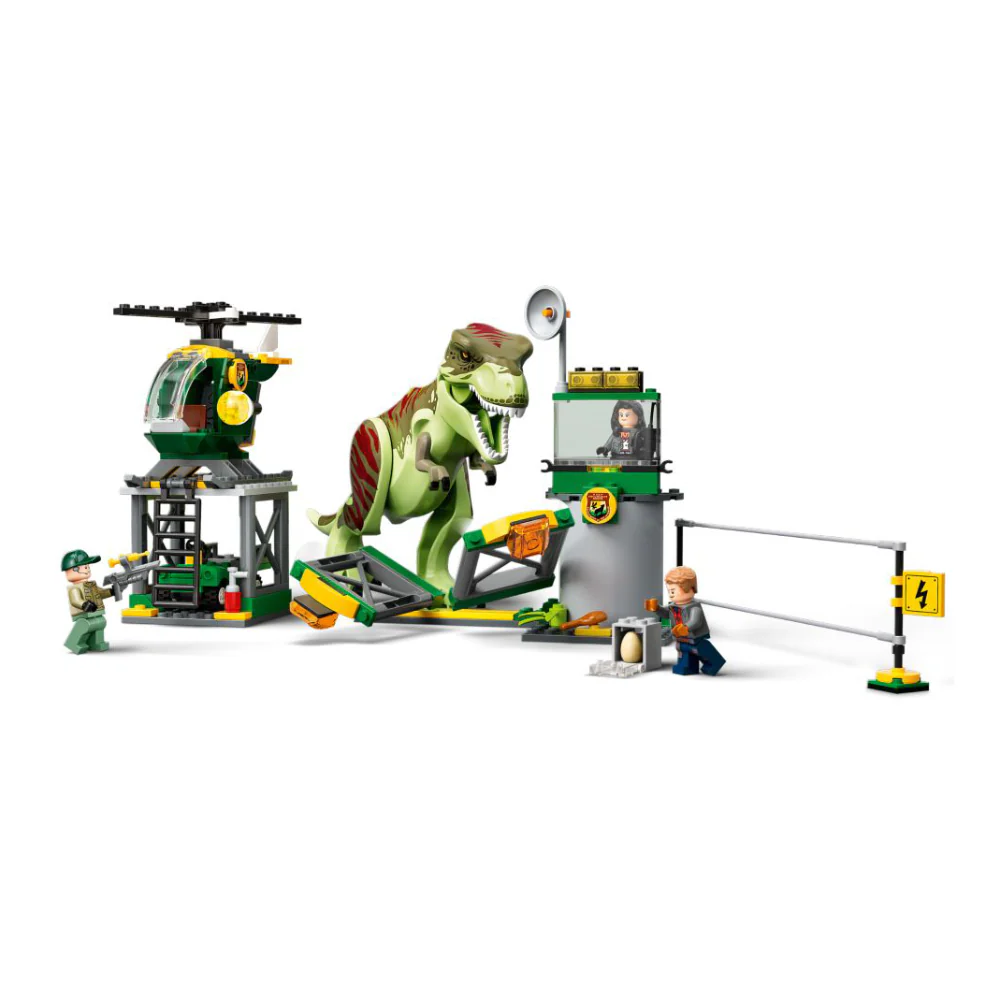 LEGO Jurassic World T. rex Dinosaur Breakout Building Toy Set (140-Pieces) - Image 2