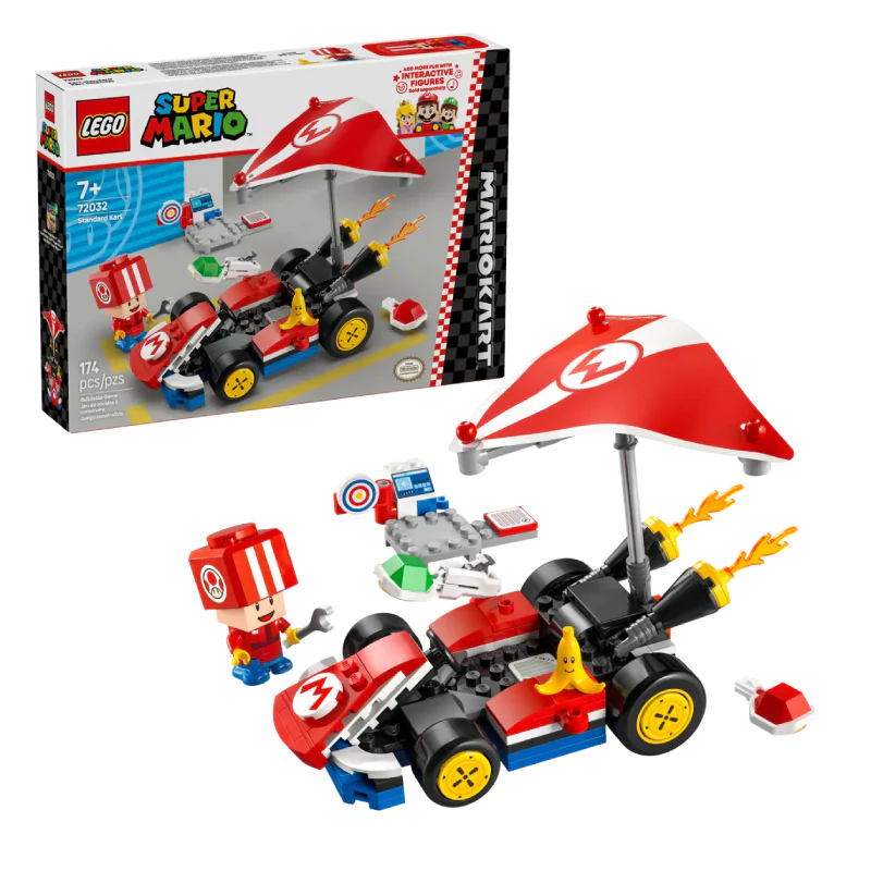 LEGO Mario Kart Toad Toy Set (174-Piece) - Image 7