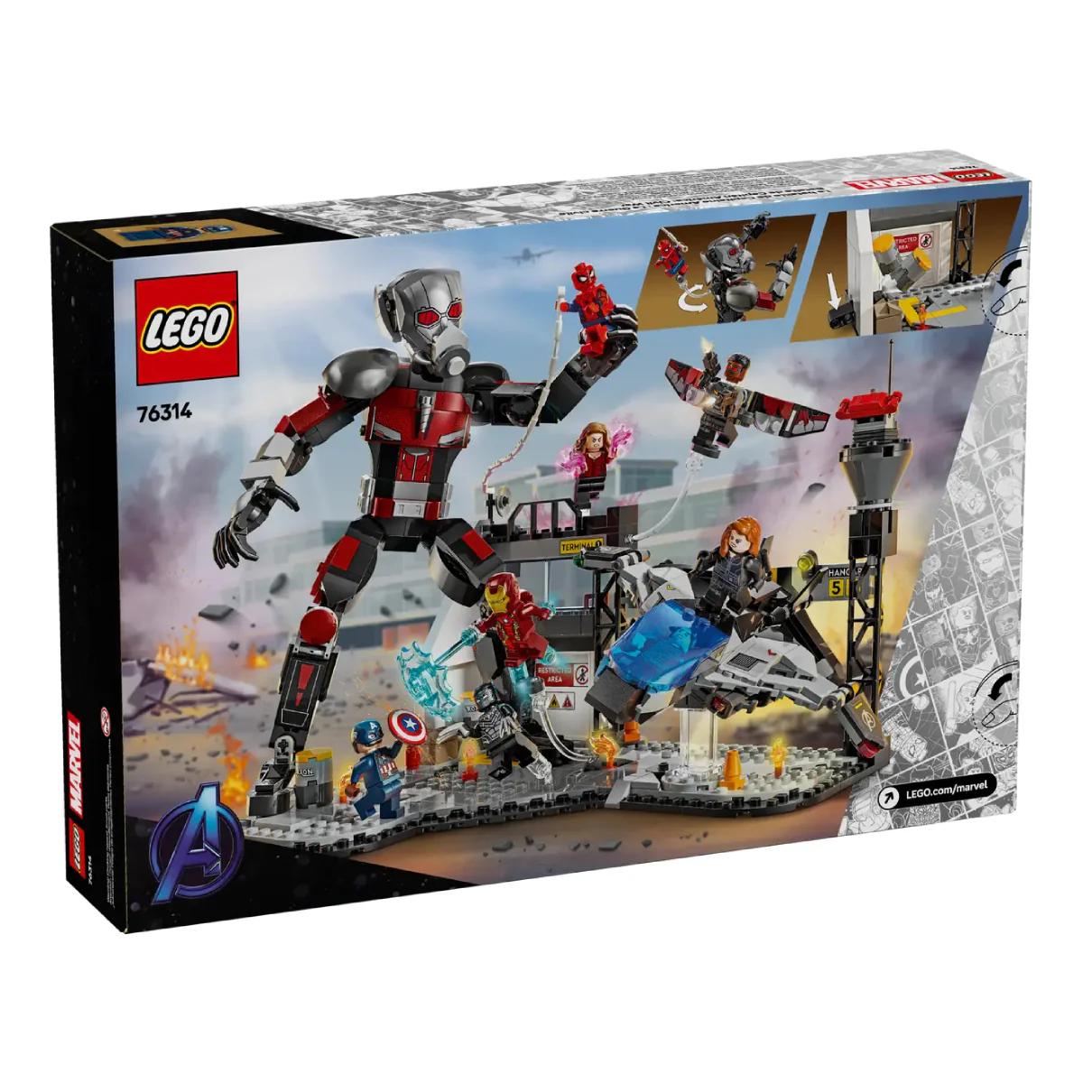 LEGO Marvel Captain America Civil War Action Battle Building Toy Set (736-Pieces) - Image 7