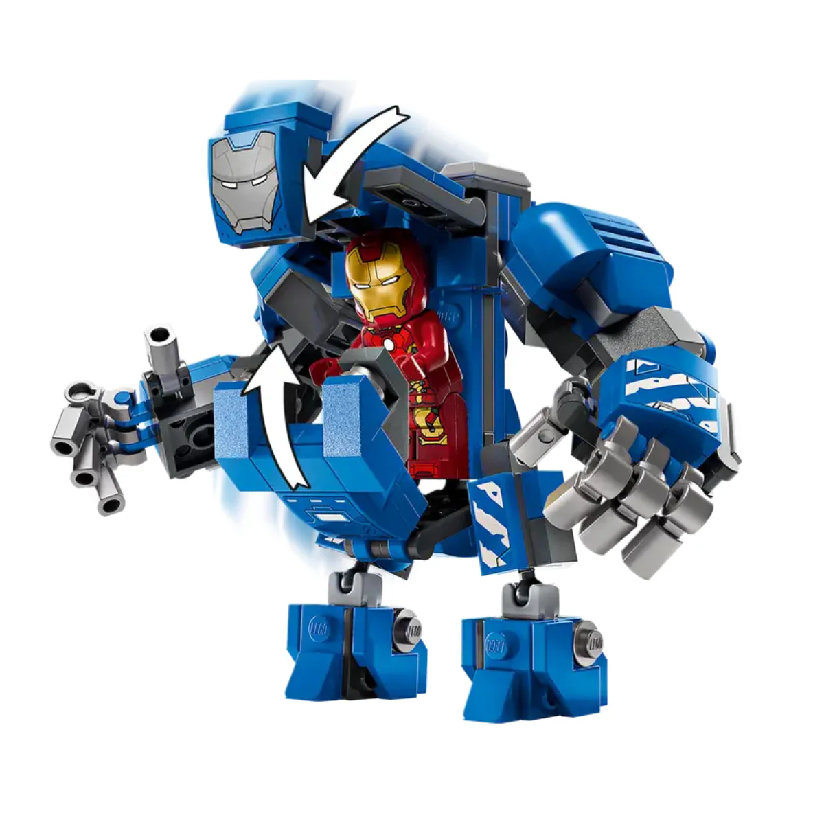 LEGO Marvel Iron Man's Laboratory: Hall of Armor Building Toy Set (384-Pieces) - Image 5