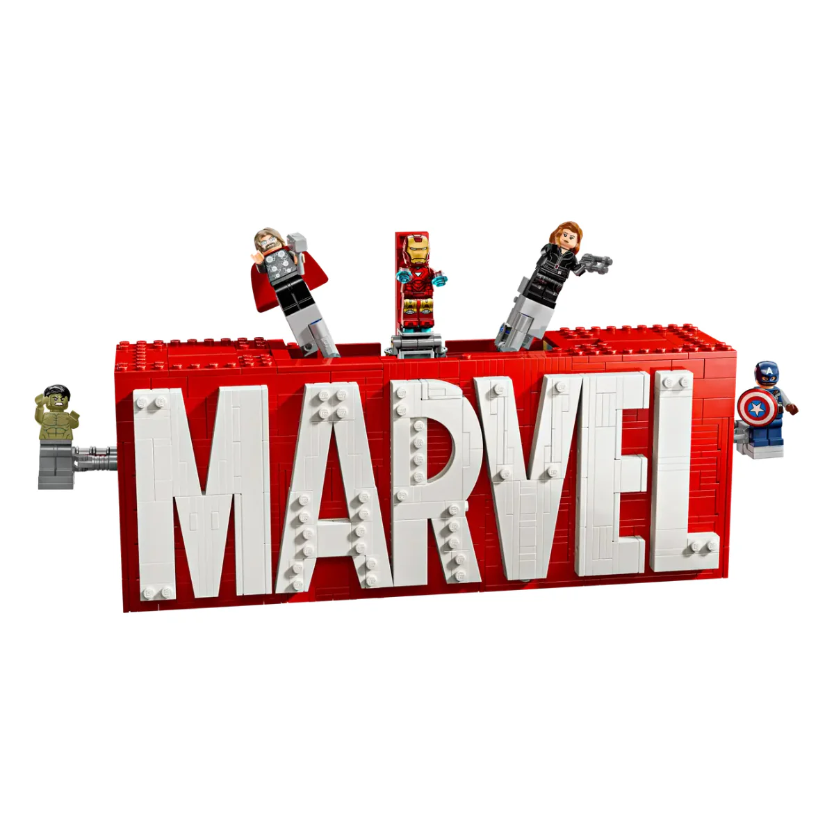 LEGO Marvel Logo & Minifigures Building Toy Set (932-Pieces) - Image 2