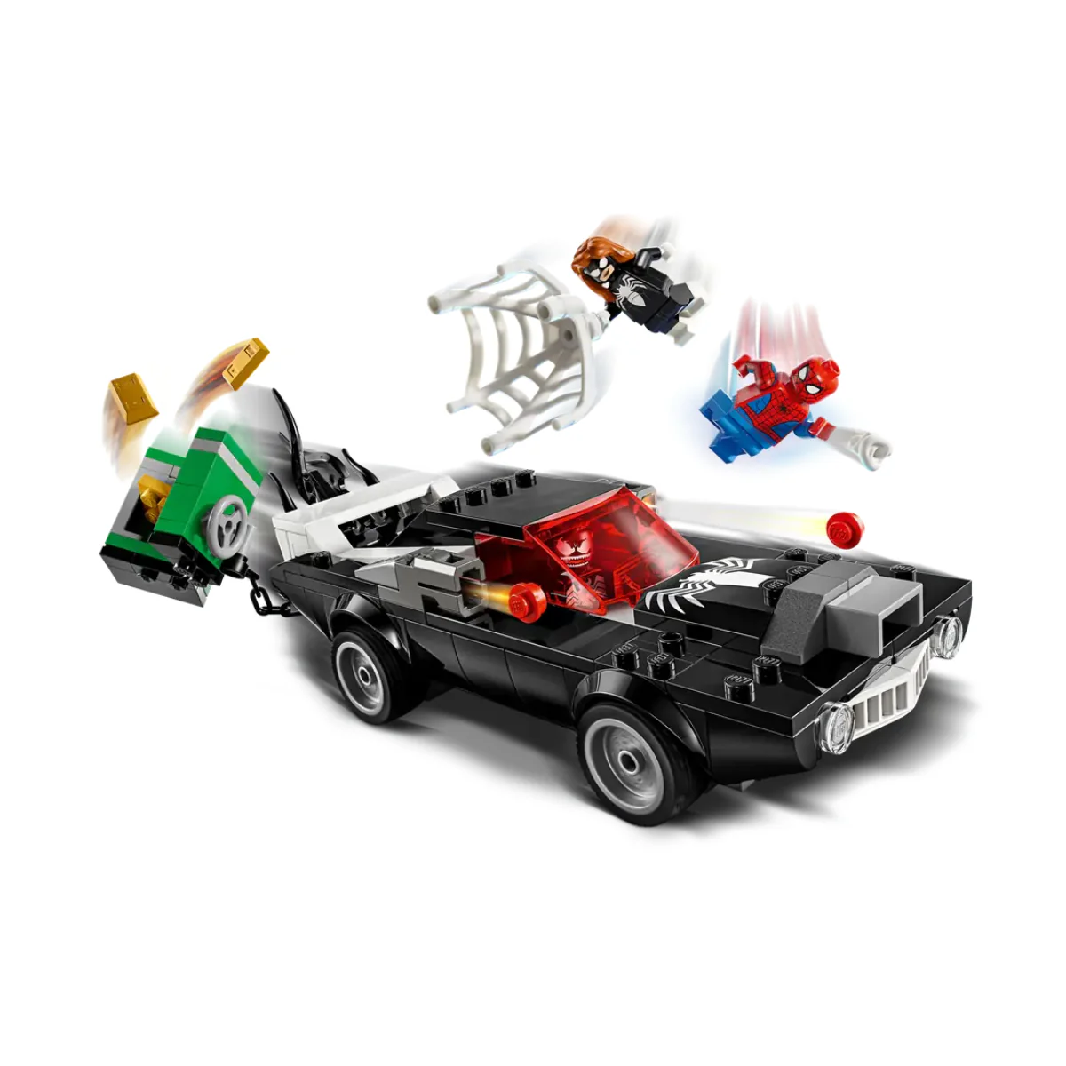 LEGO Marvel Spider-Man vs Venom Muscle Car Building Toy with 3 Minifigures (254-Pieces) - Image 4
