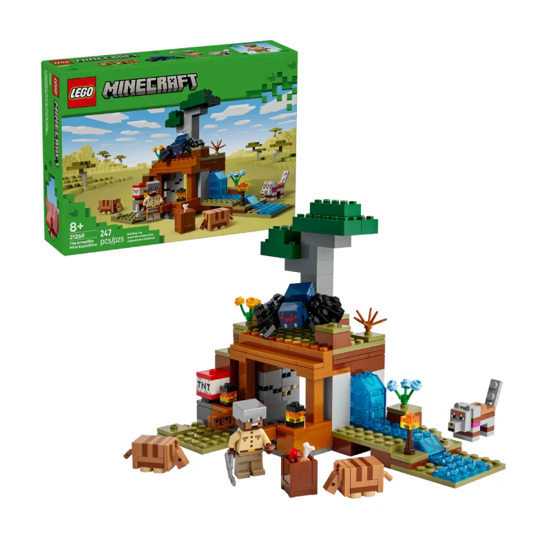 LEGO Minecraft The Armadillo Mine Expedition Building Toy Set (247-Pieces) - Image 7