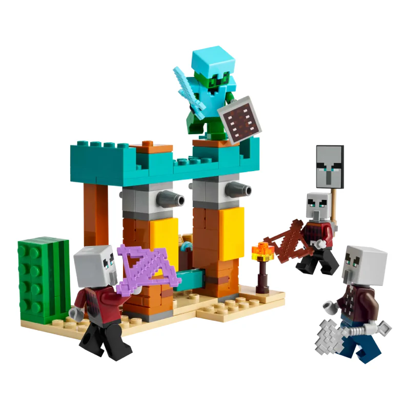 LEGO Minecraft The Illager Desert Patrol Building Toy Set (105-Pieces)