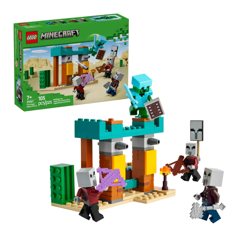 LEGO Minecraft The Illager Desert Patrol Building Toy Set (105-Pieces) - Image 6