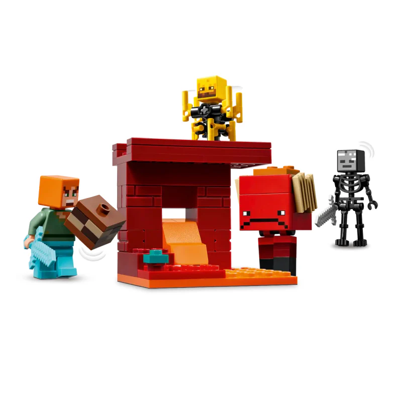 LEGO Minecraft The Nether Lava Battle Building Toy Set (99-Pieces) - Image 2