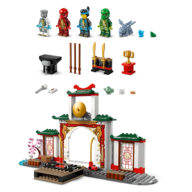 LEGO NINJAGO Ninja Spinjitzu Temple Building Toy Set (158-Pieces) - Image 2