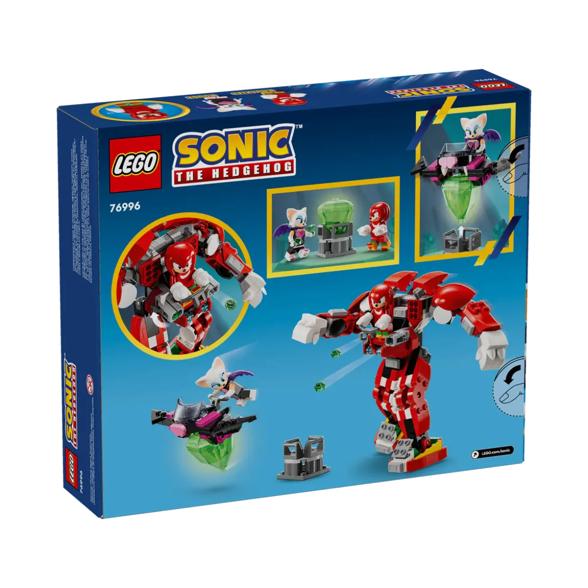 LEGO Sonic The Hedgehog Knuckles' Guardian Mech Building Toy Set (276-Pieces) - Image 4