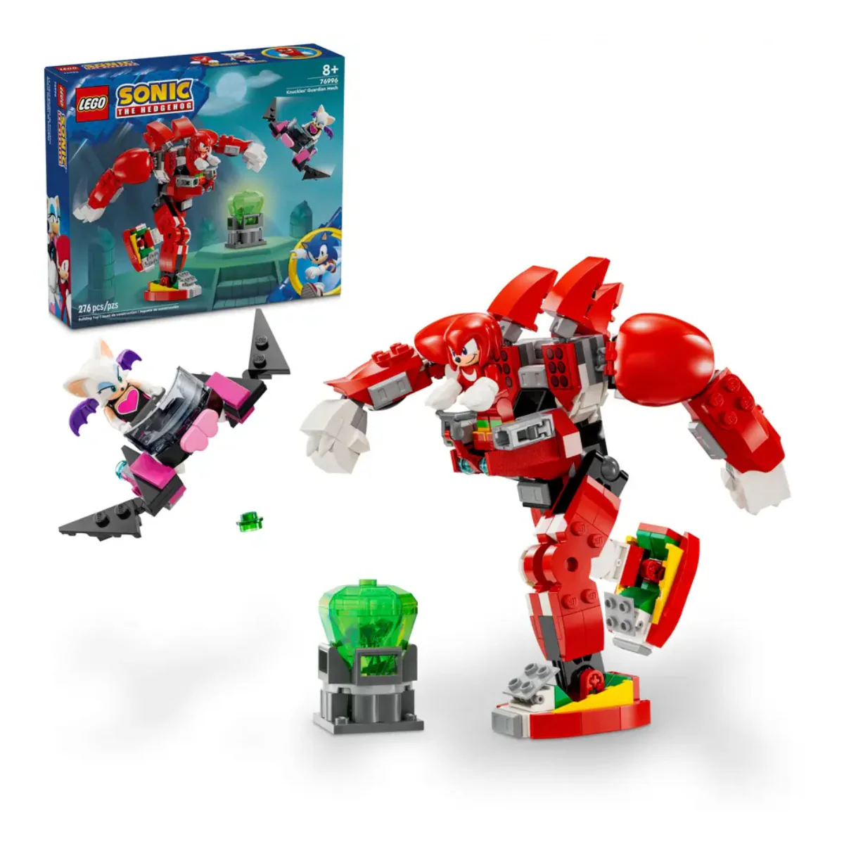LEGO Sonic The Hedgehog Knuckles' Guardian Mech Building Toy Set (276-Pieces) - Image 5