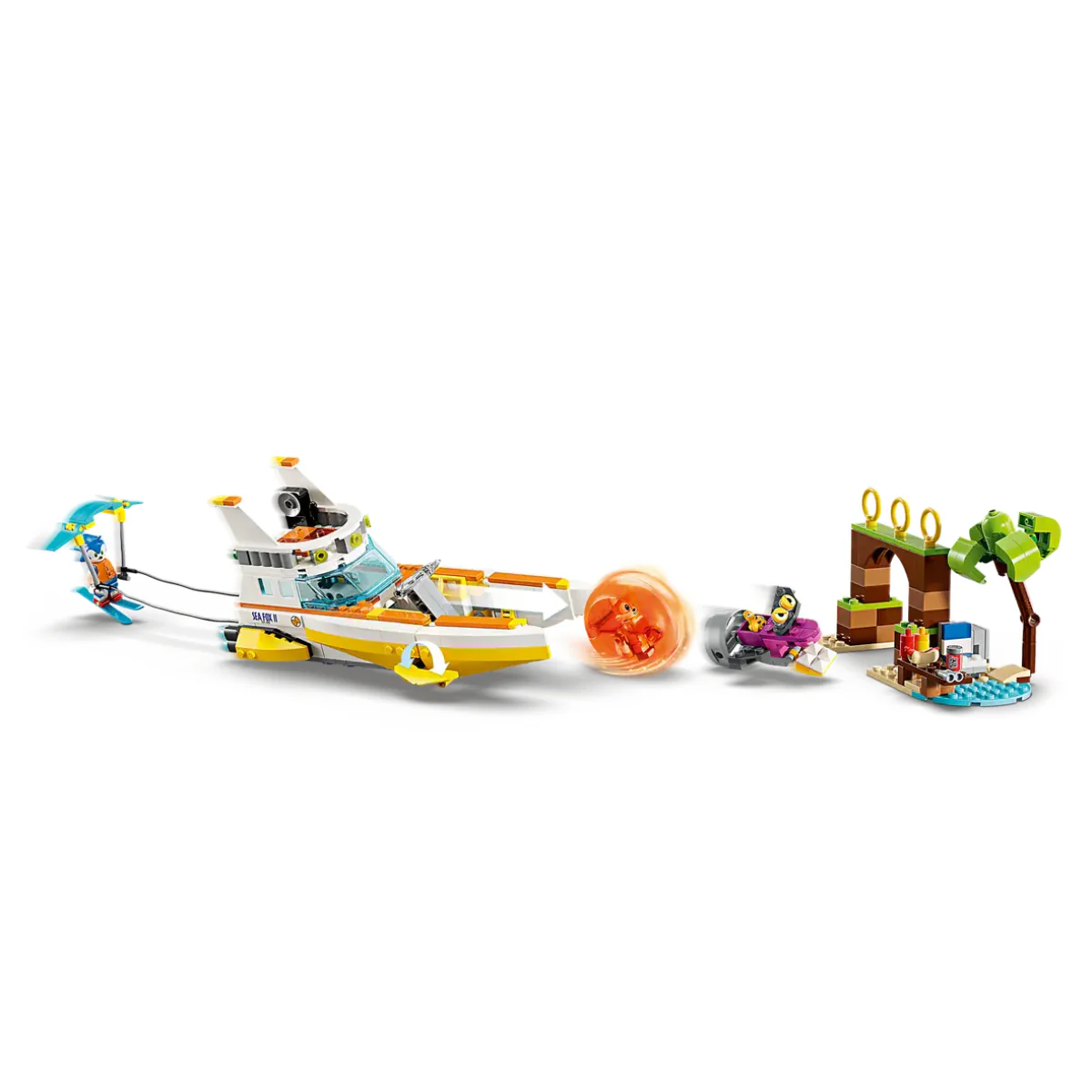 LEGO Sonic The Hedgehog Tails' Adventure Boat Building Toy Set (393-Pieces) - Image 2