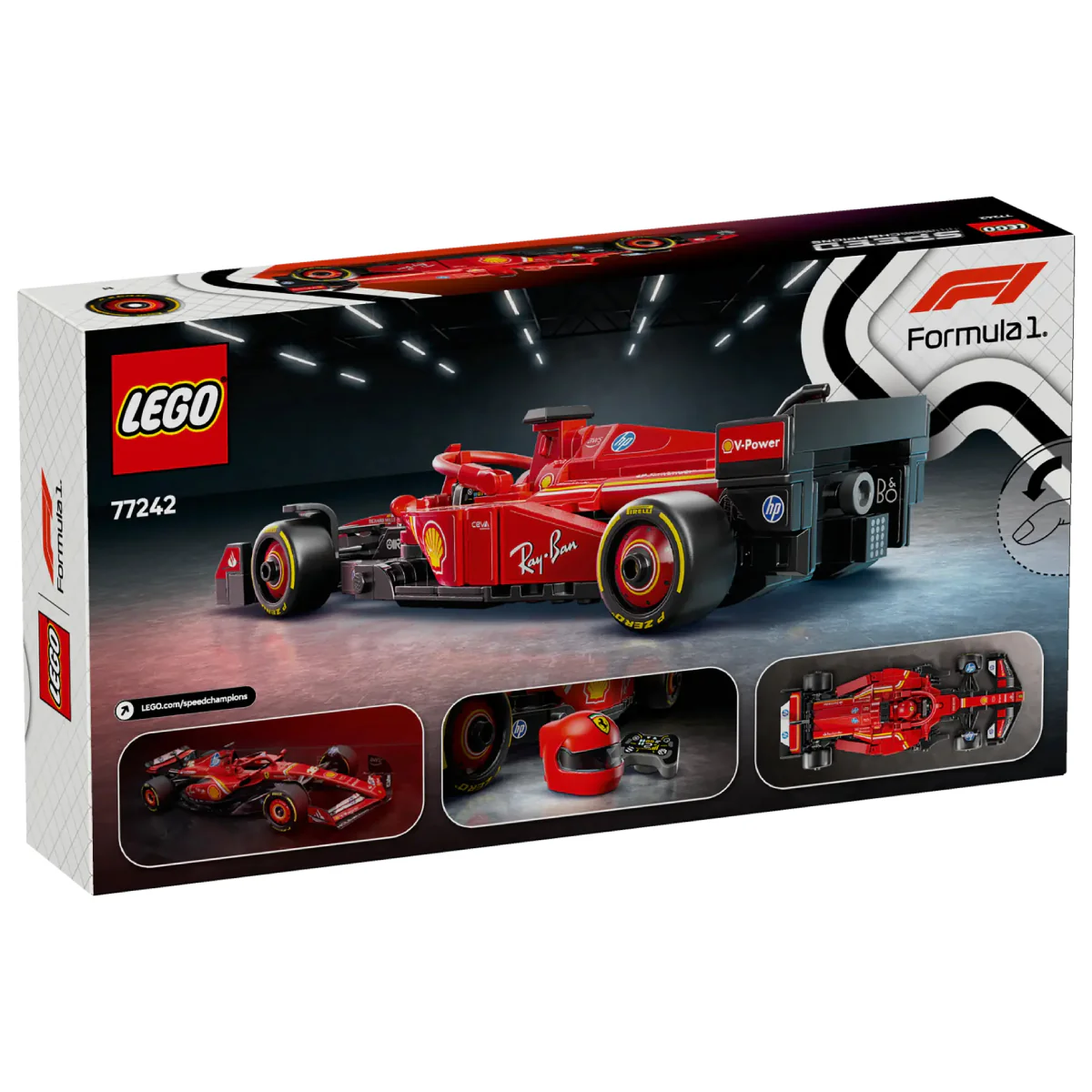 LEGO Speed Champions Ferrari SF-24 F1 Race Car Building Toy Set (275-Pieces) - Image 5