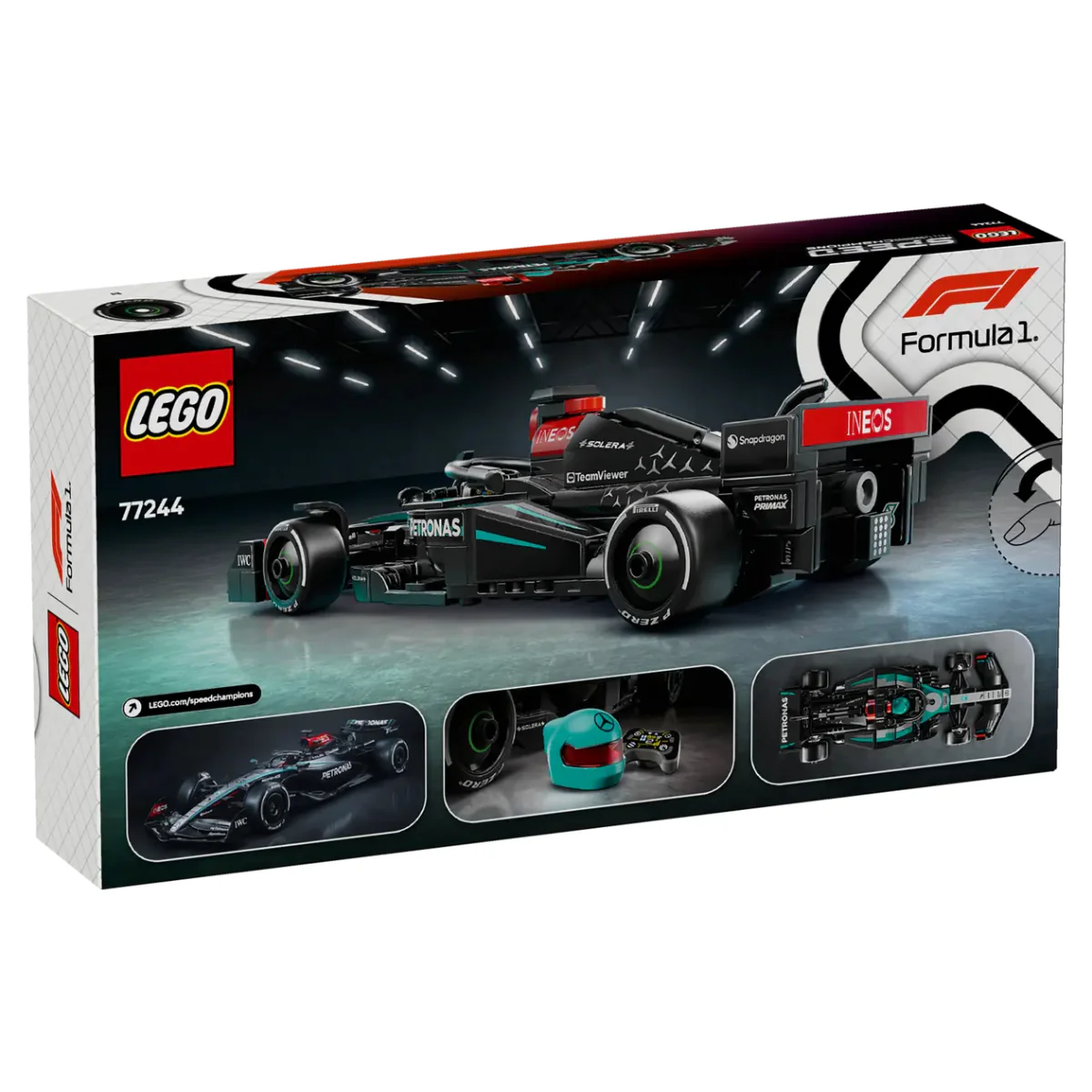LEGO Speed Champions Mercedes AMG F1 W15 Race Car Building Toy Set (267-Pieces) - Image 5
