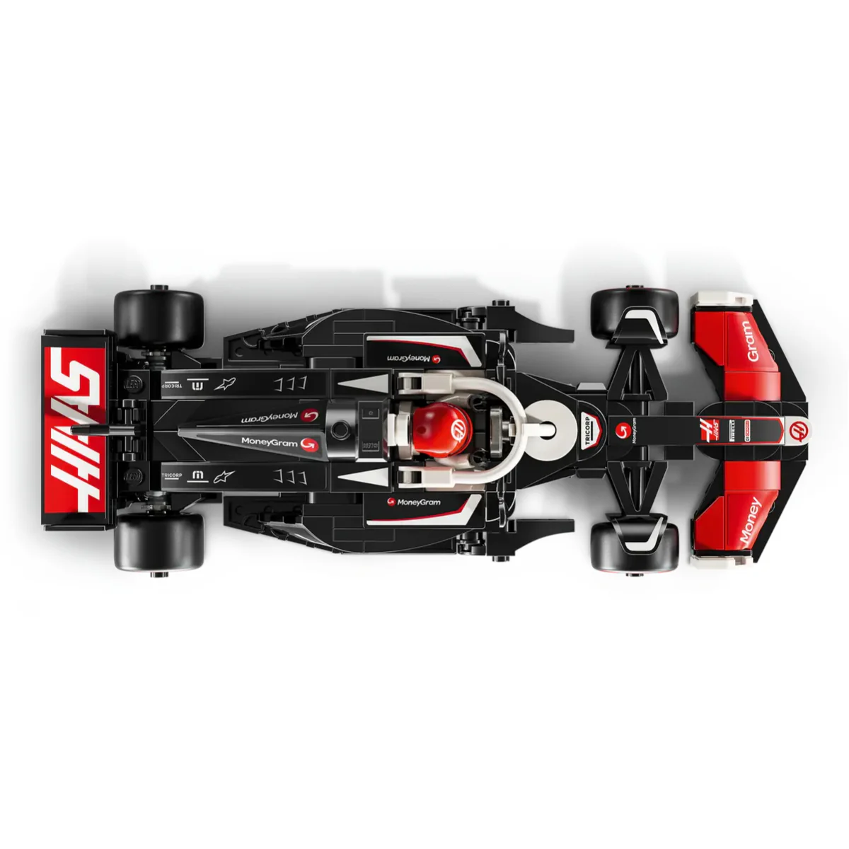 LEGO Speed Champions MoneyGram Haas F1 Team VF-24 Race Car Building Toy Set (242-Pieces) - Image 3