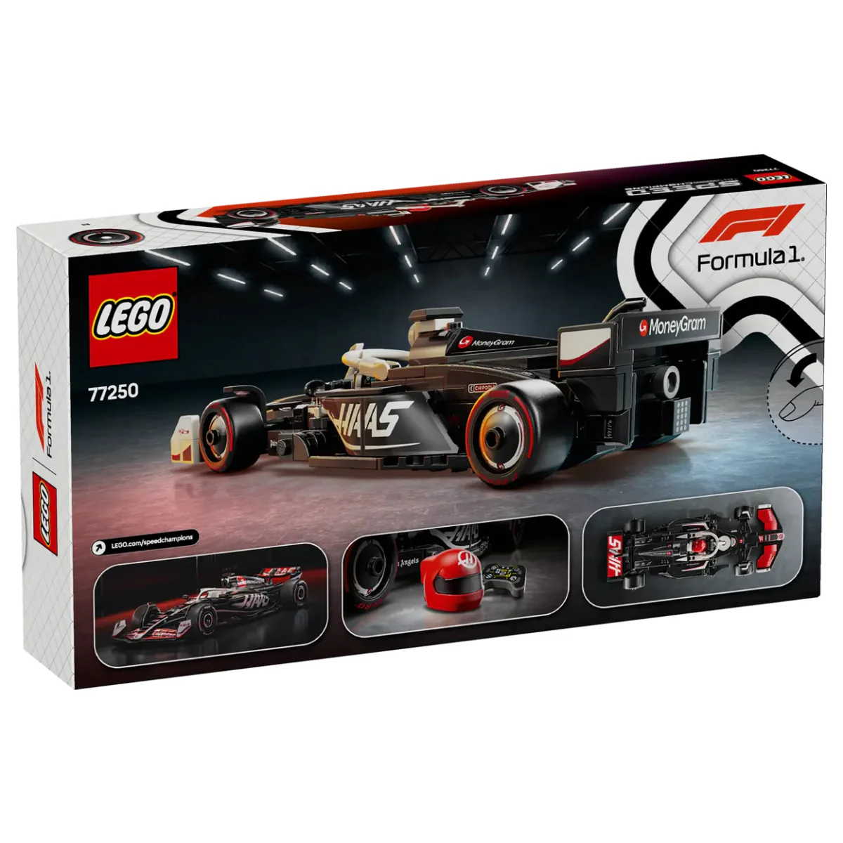 LEGO Speed Champions MoneyGram Haas F1 Team VF-24 Race Car Building Toy Set (242-Pieces) - Image 4