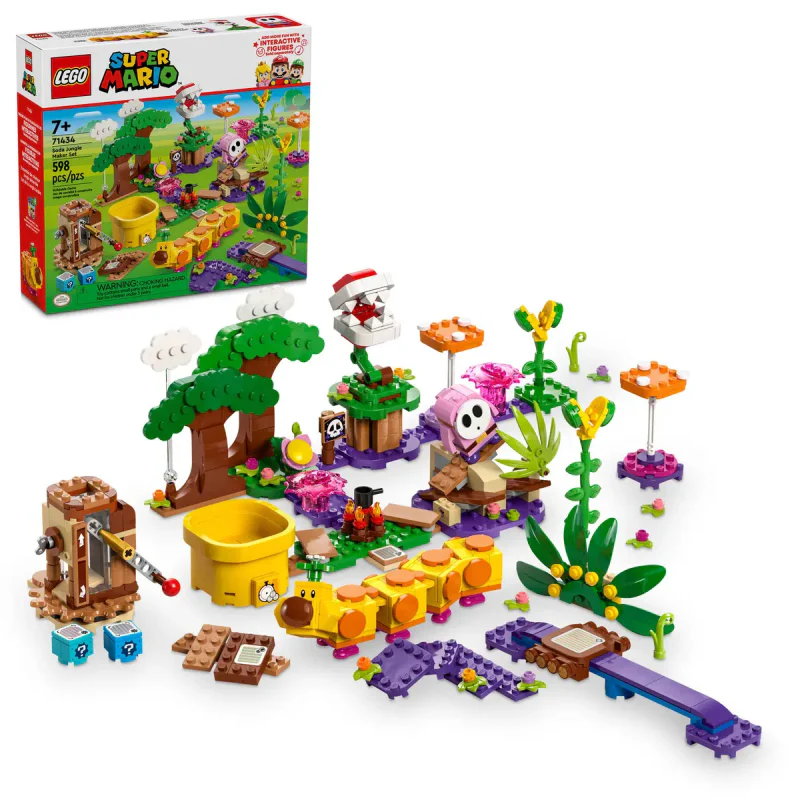 LEGO Super Mario Soda Jungle Maker Toy Set (598-Piece) - Image 5