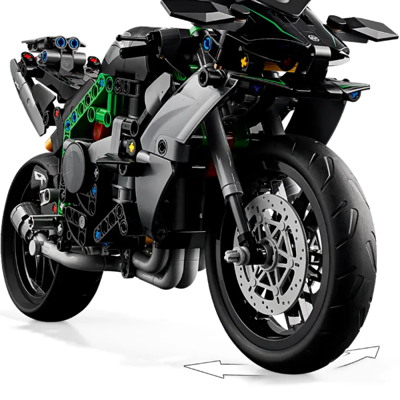 LEGO Technic Kawasaki Ninja H2R Motorcycle Building Toy (643-Pieces) - Image 3