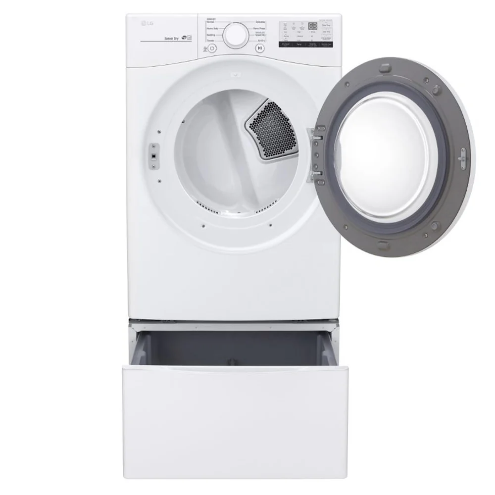 LG DLE3400W 7.4 cu. ft. Electric Dryer with Sensor Dry - White, ENERGY STAR certified - Image 3