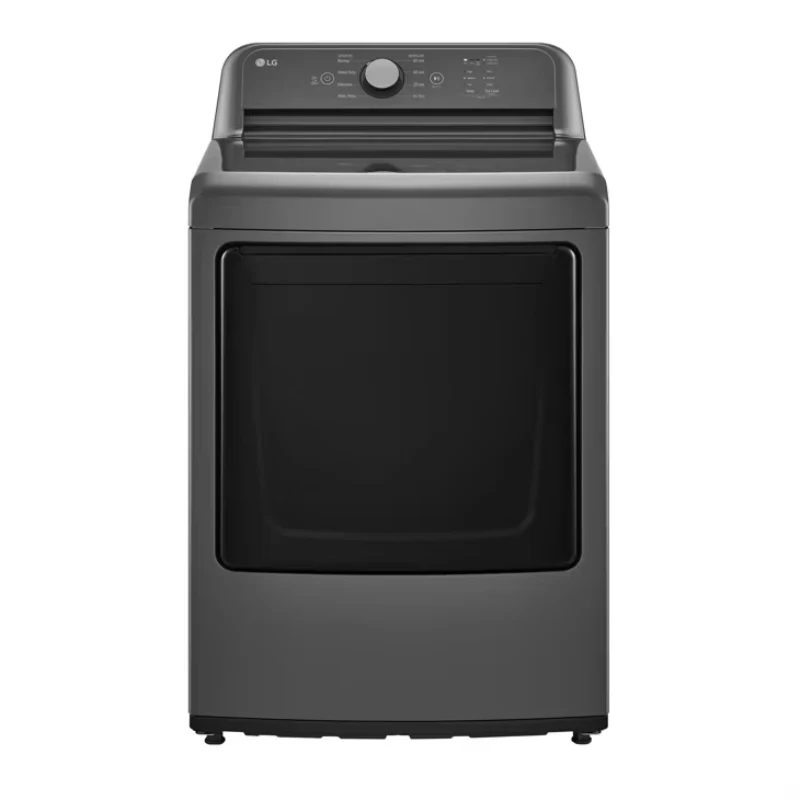 LG DLG6101M 7.3 cu. ft. Ultra Large Capacity Rear Control Gas Dryer - Monochrome Gray
