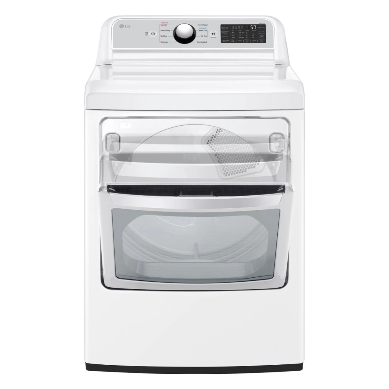 LG DLG7401WE EasyLoad 7.3 cu.ft. Smart Gas Dryer - White - Image 8