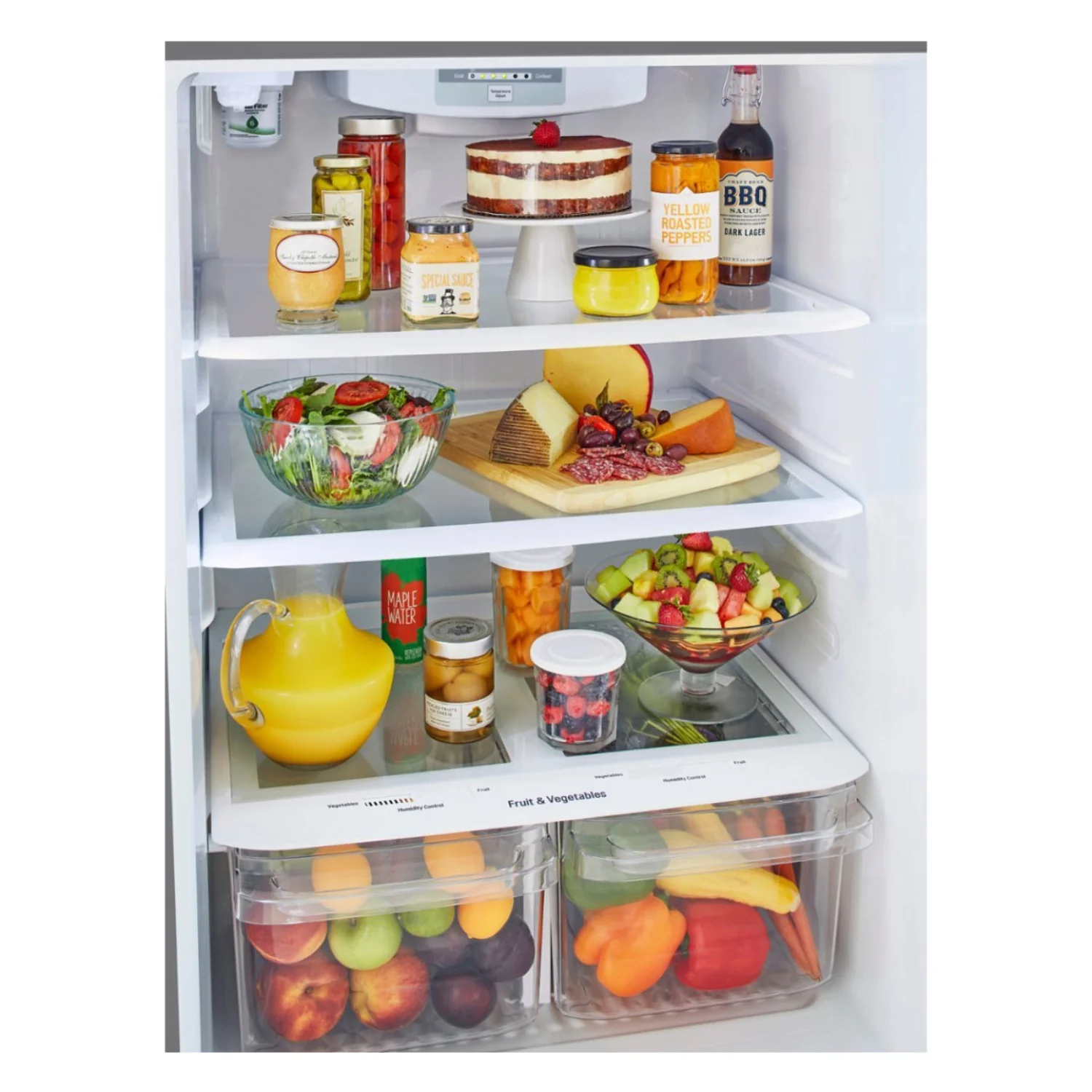 LG LRTLS2403S 24 CU FT. Top Freezer Refrigerator with Internal Water Dispenser - Stainless Steel - Image 11