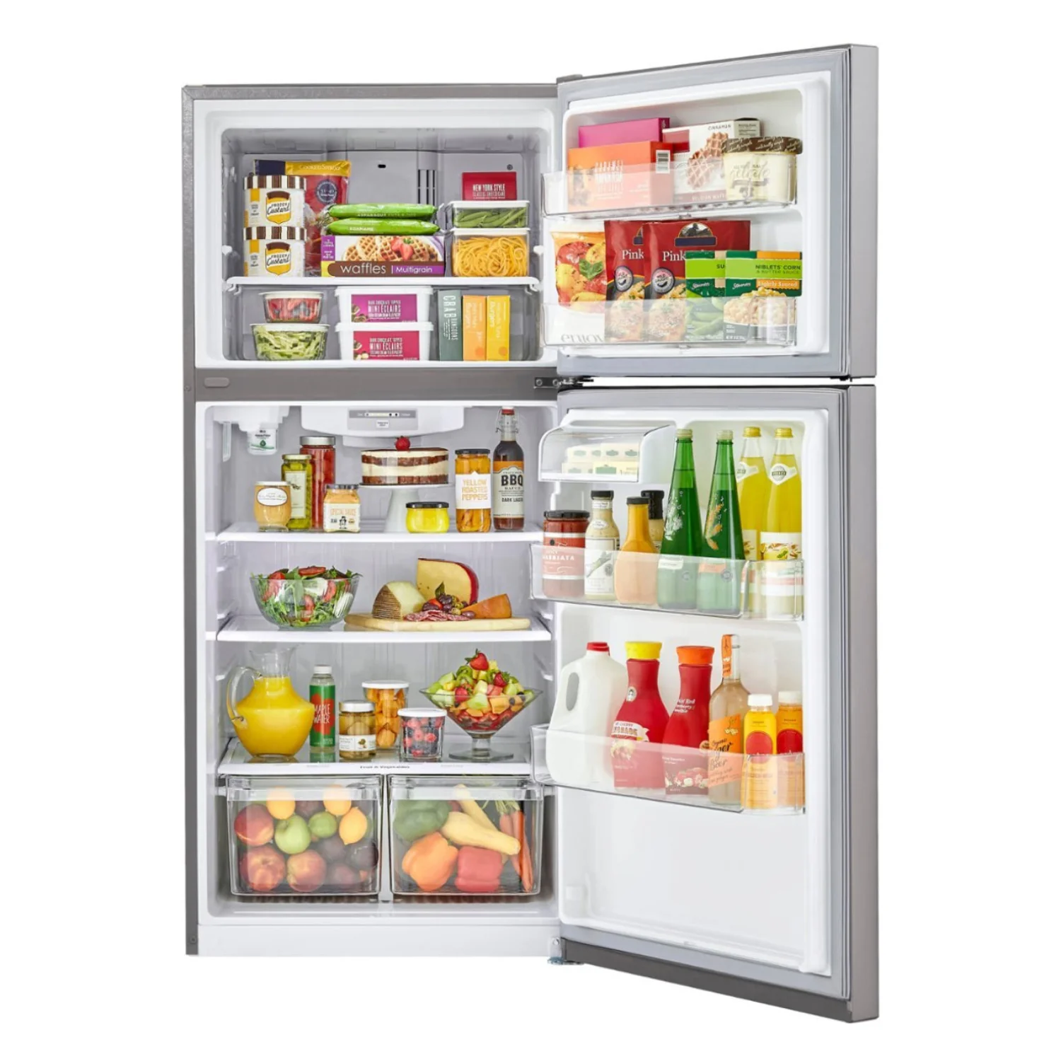 LG LRTLS2403S 24 CU FT. Top Freezer Refrigerator with Internal Water Dispenser - Stainless Steel - Image 12