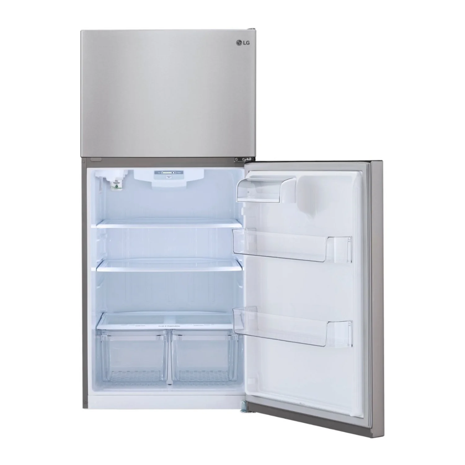 LG LRTLS2403S 24 CU FT. Top Freezer Refrigerator with Internal Water Dispenser - Stainless Steel - Image 8