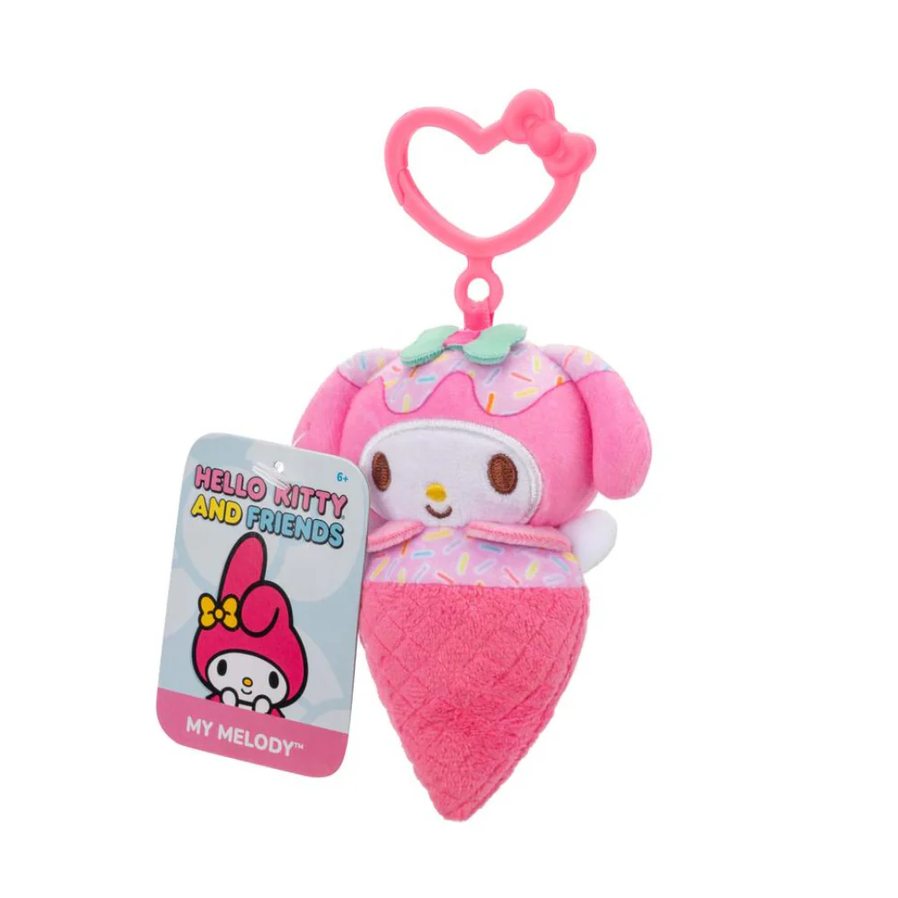 License 2 Play Hello Kitty and Friends 4" Clip-On Plush Assortment - Image 2