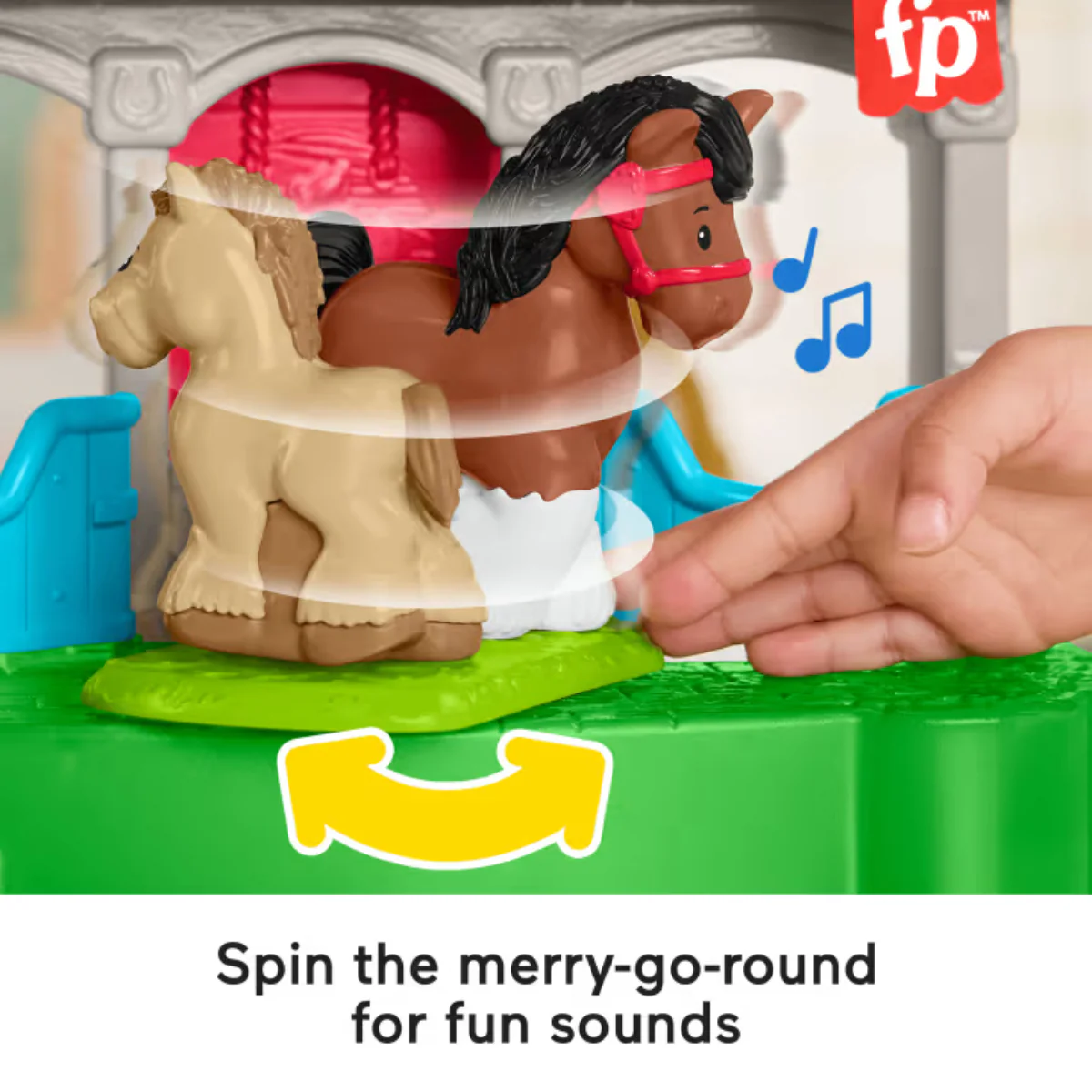 Little People Friendly Horses Stable Playset - Image 2