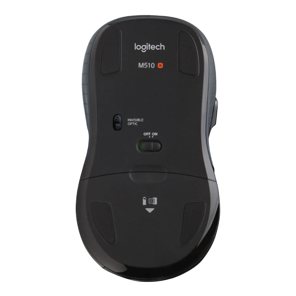 Logitech M510 Wireless Mouse with Laser Technology - Black - Image 5