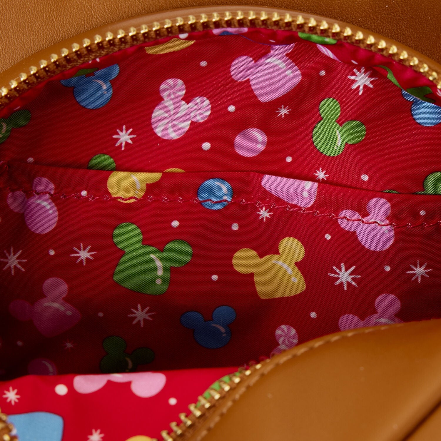 Loungefly Disney Mickey & Minnie Gingerbread Cookie Crossbody Bag - Image 5