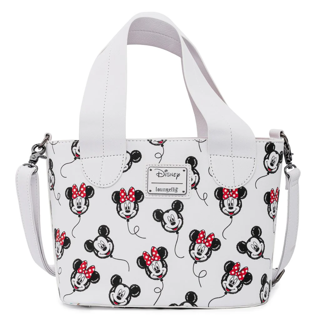 Loungefly Disney Mickey & Minnie Mouse Balloons AOP Handbags