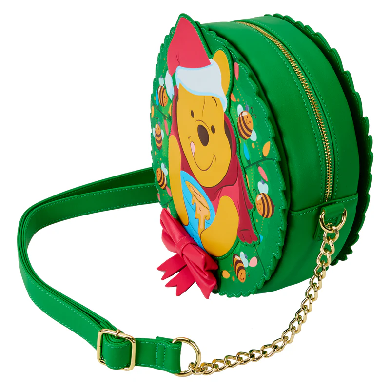 Loungefly Disney Winnie The Pooh Stuck Wreath Glow Crossbody Bag - Multicolor - Image 3