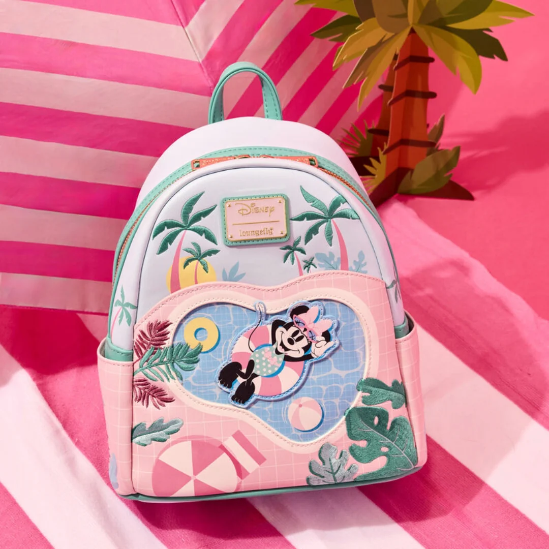 Loungefly Minnie Mouse Vacation Style Poolside Mini Backpack - Image 2