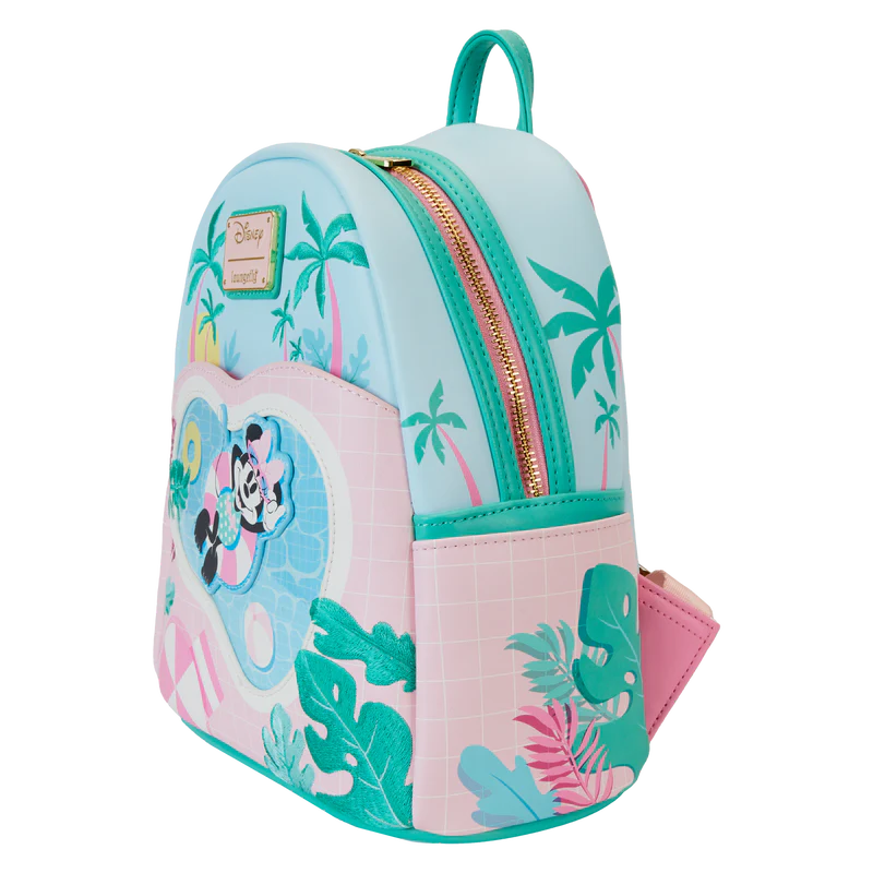 Loungefly Minnie Mouse Vacation Style Poolside Mini Backpack - Image 3