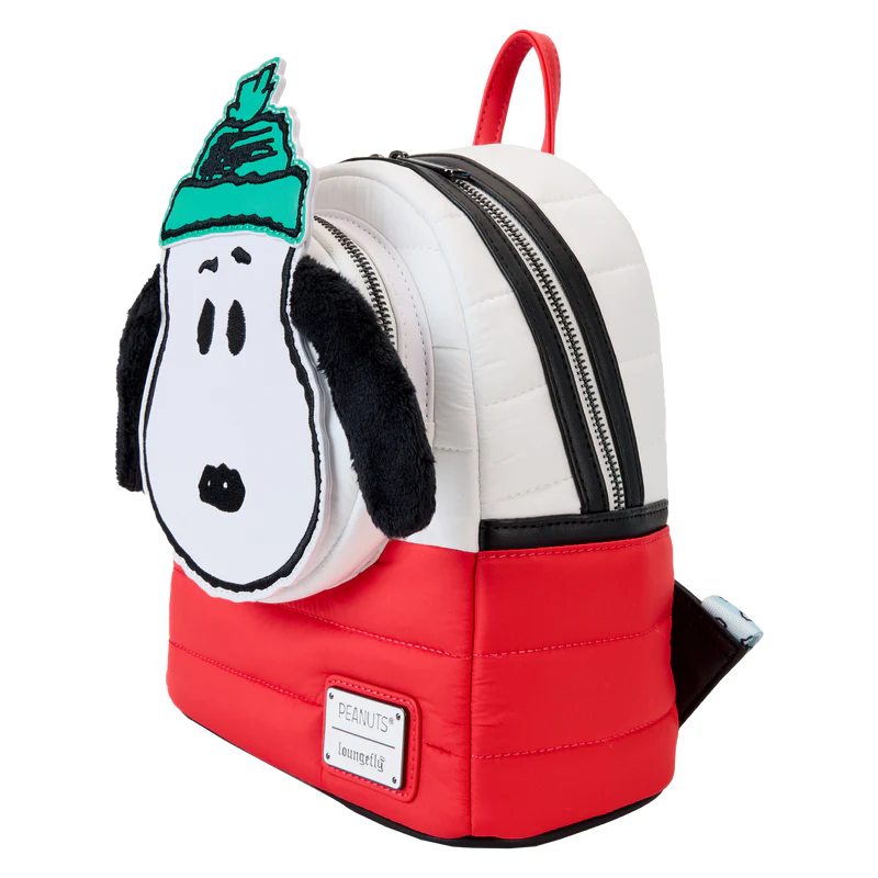 Loungefly Peanuts Snoopy Snow Day Mini Backpack - Multicolor - Image 2